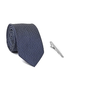 men39s necktie and tie pin 3 inch width 58 inch length 1499 tt blue