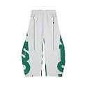 Aelfric Eden Print Baggy Barrel Sweatpants Wide Leg Pants for Women Men Casual Elastic Waist Unisex Graphic Lantern Trouser