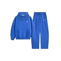 Aelfric Eden Sweatsuits Women 2 Piece Outfit Fall Fleece Tracksuit Matching Oversized Hoodies Baggy Sweatpants Set