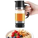 Aelga 9 oz Honey Dispenser No Drip with Base, 2026 Upgrade