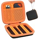 Aenllosi Hard Case for SanDisk Extreme PRO SDSSDE81/SDSSDE80, Orange+Black