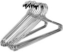 AENON FASHION Chrome Finish Silver Steel Hangers Steel Saree Pack of 24 Hangers For  Saree
