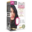 Aequo Organic Cream Hair Color for Women – 2N Soft Black, Hypoallergenic Permanent Hair Colour with QH+ Patented Bioactives, 0% PPD, Ammonia &amp; SLS, Organic Professional Hair Colour, 170 ml