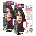 Aequo Organic Cream Hair Color for Women 2N Blackish Brown 170ml- Pack of 2 | Natural Hair Colour for Women | PPD &amp; Ammonia Free Organic Hair Colour