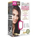 Aequo Organic Cream Hair Color for Women 4N Medium Brown 170ml | Natural Hair Colour for Women | PPD &amp; Ammonia Free Organic Hair Colour