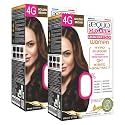 Aequo Organic Cream Hair Color for Women 4G Golden Brown 170ml- Pack of 2 | Natural Hair Colour for Women | PPD &amp; Ammonia Free Organic Hair Colour