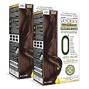 Aequo Organic Creme Hair Colour Salon Pack With QH+ Bioactive For Men and Women | Natural, 100% Grey Coverage, PPD & Ammonia Free Permanent Hair, Beard Color For Men | 4N Medium Brown 120ml | Pack Of 2 | Unisex