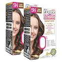 Aequo Organic Cream Hair Color for Women 5N Light Brown 170ml- Pack of 2 | Natural Hair Colour for Women | PPD &amp; Ammonia Free Organic Hair Colour