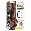 Aequo Organic Creme Hair Colour Salon Pack With QH+ Bioactive For Men and Women | Natural, 100% Grey Coverage, PPD & Ammonia Free Permanent Hair, Beard Color For Men | 4G Golden Brown 120ml, Pack Of 1 | Unisex