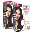 Aequo Organic Cream Hair Color for Women 3N Dark Brown 170ml- Pack of 2 | Natural Hair Colour for Women | PPD & Ammonia Free Organic Hair Colour