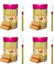 Aereoday Sandal Dhoop Incense Sticks Pack of 400 gram (100+100+100+100) Fragrance Sandal (Chandan)