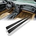 AeroBon Real Carbon Fiber Door Sill Plate for 1997-2004 Corvette C5 Overlay