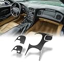 AeroBon Real Carbon Fiber Gear Shift Trim for 1997-2004 Corvette C5