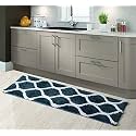 AEROHAVEN™ Glorious Super Soft Microfiber Designer Anti Slip Bathmat - BM - 14 (Teal, 50 cm x 180 cm(Runner))