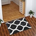 AEROHAVEN™ Glorious Super Soft Microfiber Designer Anti Slip Bathmat - BM - 14 (Grey, 20" x 32" OR 50 cm x 80 cm)