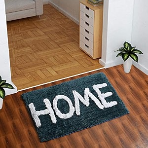 aerohaven glorious super soft microfiber home designer anti slip bathmat - bm18 - 50 cm x 80 cm teal