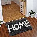 AEROHAVEN™ Glorious Super Soft Microfiber Home Designer Anti Slip Bathmat - BM18 - (50 cm x 80 cm, Grey)