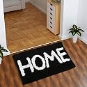 AEROHAVEN™ Glorious Super Soft Microfiber Home Designer Anti Slip Bathmat - BM18 - (50 cm x 80 cm, Black)