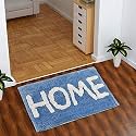 AEROHAVEN™ Glorious Super Soft Microfiber Home Designer Anti Slip Bathmat - BM18 - (50 cm x 80 cm, Aqua)