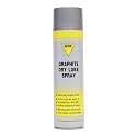 Aerol Graphite Dry Lubricant Spray (300g) | Carbon Graphite Based Black Coating for Gaskets, Motors, Belts & Industrial Machinery | Shock Load & Water Resistant | -20°C to 450°C