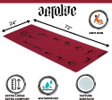 Aerolite Sun Salutation 24 X 72 Red