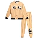 AEROPOSTALE Boys 2 Piece Fleece Bomber Jacket &amp; Sweatpants Set, 8-12