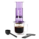 AeroPress Clear Purple Coffee Press, French Press, Pour-Over &amp; Espresso