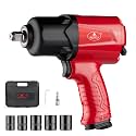 AEROPRO TOOLS 1/2-Inch Aluminum Air Impact Wrench Set,Max Torque 1380ft-lbs