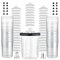 AEROPRO Tools Disposable Paint Cups Liners and Lid System 50pk,28oz