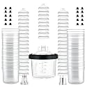 AEROPRO Tools Disposable Paint Cups Liners and Lid System 50pk 6oz