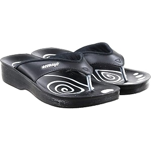 Aerosoft Womens Black Flip-Flops - 37 EU