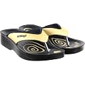 Aerosoft Women39s Black Flip-Flops - 37 EU
