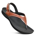 AEROTHOTIC Arch Support Slingback Flats for Women Sandals Soft Flip Flops