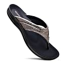 AEROTHOTIC Arch Support Slingback Flats for Women Sandals T Strap Flip Flops