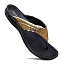AEROTHOTIC Arch Support Slingback Flats for Women Sandals Soft Flip Flops