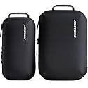 Ultralight Compression Packing Cubes for Travel, 3-Pack, Black