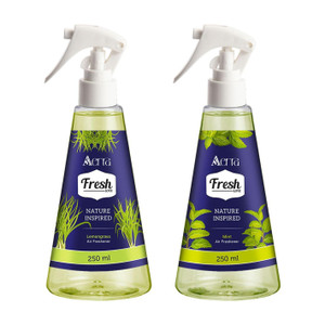 Aerra Lemongrass Mint Spray Air Freshener Combo