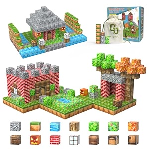 aesgogo magnetic blocks building toys