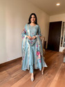 AESTHETIC ENTERPRISE Embroidered Kurta TrouserPant Dupatta
