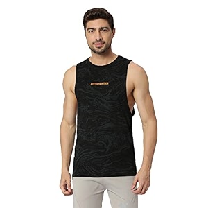Aesthetic Nation Deep Cut Wavy Tank Top