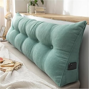 aetheric wedge pillow triangular headboard pillowbody throw pillows bed backrest reading bolster 47 x 8 x 20 inch
