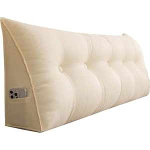 aetheric wedge pillow triangular headboard pillowbody throw pillows bed backrest reading bolster 47 x 8 x 20 inch