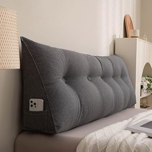 aetheric wedge pillow triangular headboard pillowbody throw pillows bed backrest reading bolster 47 x 8 x 20 inch