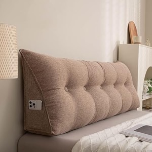 aetheric wedge pillow triangular headboard pillowbody throw pillows bed backrest reading bolster 47 x 8 x 20 inch