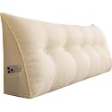 aeTHEric Wedge Pillow Triangular Headboard Pillow,Body Throw Pillows Bed Backrest Reading Bolster (47 x 8 x 20 inch)