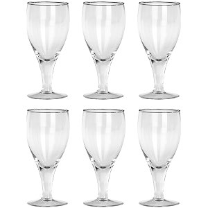 afast beautiful waterjuice glasses for memorable moments capacity- 180 ml pack of 6 size- 6 x 6 x 135 cm