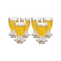 AFAST Clear Shot Glasses Add Fun and Style to Every Celebration and Toast. Enjoy Your Party, Capacity:- 140 Ml,Pack of 6, Size:- 7 X 7 X 11 CM