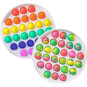 aferelle pop it fidget toys push pop bubble fidget sensory toys silicon satisfying relaxing toys simple dimple fidget toys for kids girls boys adults combo a1 hard board