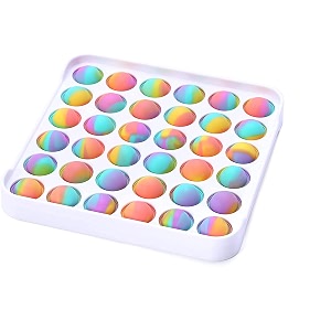 aferelle pop it fidget toys push pop bubble fidget sensory toys silicon satisfying relaxing toys simple dimple fidget toys for kids girls boys adults ombre square hard board