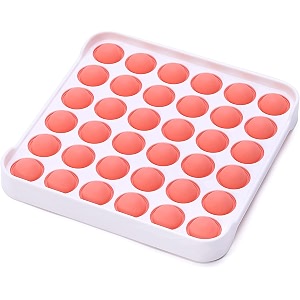 aferelle pop it fidget toys push pop bubble fidget sensory toys silicon satisfying relaxing toys simple dimple fidget toys for kids girls boys adults orange square hard board